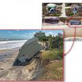 Wrong – This house was built on a shallow foundation instead of piers; the foundation was undermined by erosion from Hurricane Irma (Vilano Beach, FL)