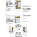2021 IECC Window Detail: Framed Wall with a WRB, Rigid Insulation, and Siding (Wood, Fiber Cement, Aluminum or Vinyl) or Stucco