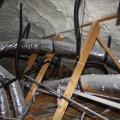 Imagine Homes chose low-density spray foam to insulate this attic.