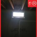 Wrong - Basement window not sealed.