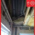 Wrong – Ceiling insulation not completely installed/air barrier missing