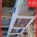Wrong - Tray ceiling not  air sealed