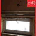 Wrong - Area around window framing not air sealed