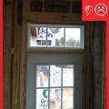 Wrong - Area around window framing not air sealed
