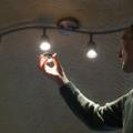 LEDs are especially efficient in fixtures that send light in one direction, like track lighting