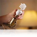 Retrofit existing lighting with CFLs in table lamps
