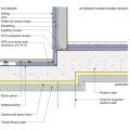 Insulating both exterior and garage-side faces of plaza deck can reduce thermal bridging. If garage is heated or partially heated, hybrid spray foam/batt insulation on garage side of plaza deck should extend to the perimeter of the garage.