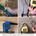 Test with a moisture meter before installing building materials