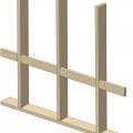 Frame wall and install blocking