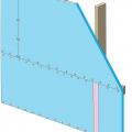 Upper wall insulation installation