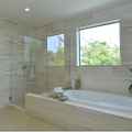 An on-demand hot water pump speeds water delivery to the low-flow plumbing fixtures for significant water and energy savings.