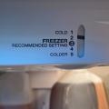 Cooling setting adjustments on a refrigerator allow the unit to be tuned to meet the target temperature for energy efficiency