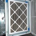 Wrong - Furnace return air filter is dirty and needs to be replaced.