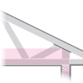 Raised heel or energy trusses allow even the corners of the attic to be well insulated; this helps to prevent ice dams in winter and keeps rooms cooler in summer.