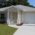 This highly efficient 1,290-ft2 home by Habitat for Humanity of South Sarasota County, Florida, is built to the requirements of the U.S. Department of Energy (DOE) Zero Energy Ready Home program and has low utility bills of about $72 per month.