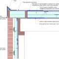 Right – This low-slope flat roof assembly has continuity of both the air and water barriers