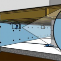 Sealing the vent area insulation