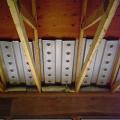 Baffles provide an air space over the insulation to guide ventilation air from the soffit vents up along the underside of the roof deck