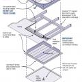 Install the whole house fan in the ceiling in a central location in the house