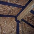 Peel-and-stick panel tape provides added assurance that SIP panel seams will remain airtight