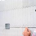 Utilities are commonly recessed into cutouts in the foam after concrete has been poured