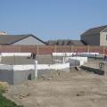 Install waterproofing on portions of the ICF that will be below grade