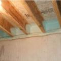 Spray foam provides a critical seal between the subfloor, rim joist, and sill plate