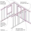 Caulk or glue along top plates before installing drywall