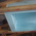 Ducts running parallel to trusses have limited width due to truss spacing
