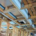 Prepare chase with adhesive for bottom insulation
