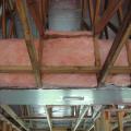 Finished raised ceiling duct chase