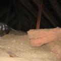Wrong - Batt insulation does not provide complete coverage across the attic floor so ceiling joists are exposed resulting in thermal bridging.