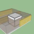 Install a sealed enclosure over a non-IC rated recessed light fixture to air-seal the can and to prevent insulation from touching the recessed can light.