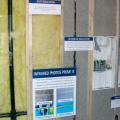 Show potential buyers your energy-efficient features with cut-aways and side-by-side displays (Source: Tommy Williams Homes).