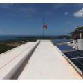 Right - This concrete roof is properly attached and reinforced to withstand hurricane winds.
