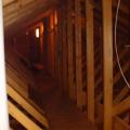 Above the 20 inches of blown cellulose ultra-efficient attic insulation, Near Zero Maine installed a walkway in the attic to provide easy access to electric wiring.