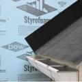 Step 1. Apply roof underlayment over roof deck and up the sidewall over the rigid foam insulation