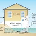 The water heater and other appliances are located above the Base Flood Elevation.