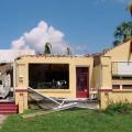 Failure of Roof Structure from Pressurization Due to Window Failure During a Hurricane. 