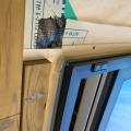 Right - House wrap is sealed to window flange with liquid-applied sealant.