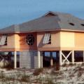 These homes have hurricane shutters to protect against high winds and to provide solar control. 