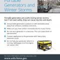 Winter Fire Safety: Portable Generators and Winter Storms