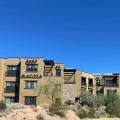 Wrong – This multi family building appears to be done in traditional southwest architecture but the lack of useful overhangs, dark colored walls, and lack of tinting on windows will result in significant solar heat gain.