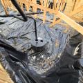 Wrong -The top of the sump pump crock is too high above the crawlspace grade level for any water in the crawl to enter the sump.