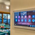 The home’s energy management system tracks energy and water usage and production. A 40-kW battery storage system is the home’s first source of power, with the grid connection serving as a backup.