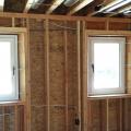 The 12-inch-thick double walls provide plenty of space for insulation.