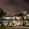 LED interior and exterior lighting makes a stunning display without a big energy penalty.