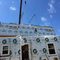 Each floor of this two-story modular home is constructed in a factory, including the 2x6, 24-inch on-center walls, R-21 fiberglass batt cavity insulation, and rigid exterior foam, housewrap, windows, and trim, then connected on site. 