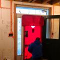 These ICF homes are blower door tested during construction, before the drywall is installed, when air leaks can be easily sealed.