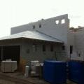Right - This high-thermal-mass home uses masonry construction to naturally regulate temperatures inside the house 